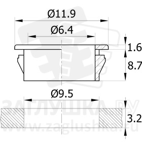 TFLF9,5x6,4-3,2