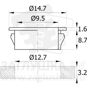 TFLF12,7x9,5-3,2