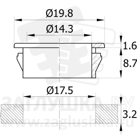 TFLF17,5x14,3-3,2