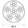 DIN3055 D5 ПВХ