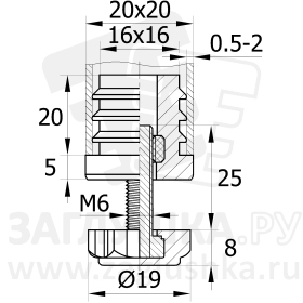 20-20М6Н.D19x22