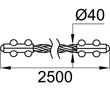 Схема К40-2Х2500