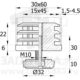 30-60М10П.D32x30